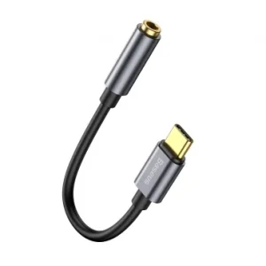 Adaptor Audio 3.5mm - USB-C Baseus Gri - imagine 2