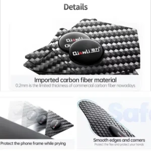 Clips Plastic QIANLI Carbon Fiber Hexagon - imagine 3