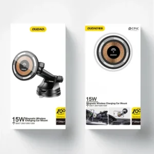 Incarcator Auto Wireless Dudao F12MAX+ 15W Negru - imagine 8