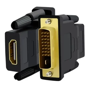 Adaptor Bi-directional DVI la HDMI HDMI la DVI 24+1 convertor PC Laptop TV Monitor - imagine 1