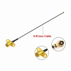 Cablu u.FL SMA Mama la IPEX4 Mama cu prindere lungime 30cm - imagine 1