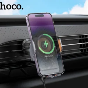 Incarcator Auto Wireless HOCO HW7 15W 1.67A Negru - imagine 6