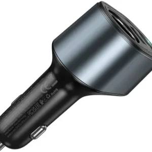 Incarcator Auto HOCO Z56 35W 3A 1 x Extensie Bricheta - 1 x USB-A - 1 x USB-C Negru - imagine 4