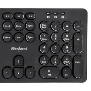 KIT TASTATURA SI MOUSE WIRELESS WS400 REBEL - imagine 4