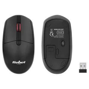 KIT TASTATURA SI MOUSE WIRELESS WS400 REBEL - imagine 6