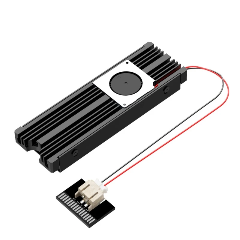 Sistem racire SSD M2 NVME Sata 2280 PCI-E heatsink radiator pad termal cu ventilator