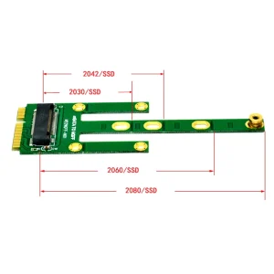 Adaptor mSATA SSD la M2 NGFF slot B Key 2230-2280 M.2 SSD - imagine 3