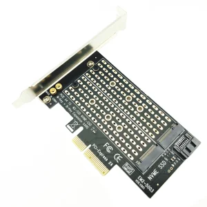Adaptor M.2 NVME NGFF la PCI-E X4 X8 X16 M key B key pentru PC SSD - imagine 4