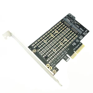 Adaptor M.2 NVME NGFF la PCI-E X4 X8 X16 M key B key pentru PC SSD - imagine 5