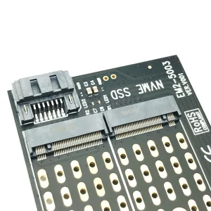 Adaptor M.2 NVME NGFF la PCI-E X4 X8 X16 M key B key pentru PC SSD - imagine 6