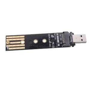 Adaptor M.2 NVME/SATA SSD la USB 3.1 2242 2260 2280 chip RTL9210B - imagine 1