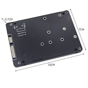 Adaptor M2 NGFF SATA SSD MSATA SSD la SATA carcasa - imagine 6