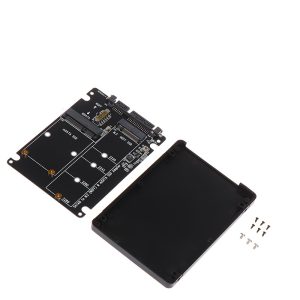 Adaptor M2 NGFF SATA SSD MSATA SSD la SATA carcasa - imagine 1
