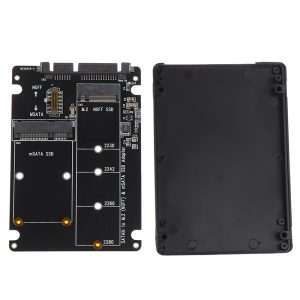 Adaptor M2 NGFF SATA SSD MSATA SSD la SATA carcasa - imagine 7