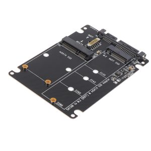 Adaptor M2 NGFF SATA SSD MSATA SSD la SATA carcasa - imagine 4