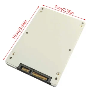 Adaptor MSATA M.2 LA SATA 3.0 2 in 1 convertor carcasa plastic - imagine 4