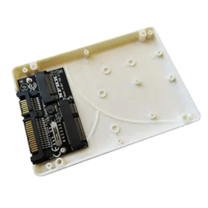 Adaptor MSATA M.2 LA SATA 3.0 2 in 1 convertor carcasa plastic - imagine 1