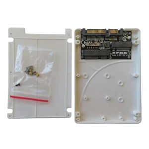 Adaptor MSATA M.2 LA SATA 3.0 2 in 1 convertor carcasa plastic - imagine 5