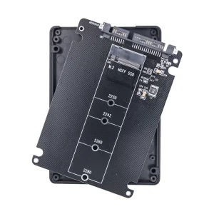 Adaptor M 2 NGFF B Key la SATA 3.0 6Gbps carcasa 2.5 inch - imagine 1