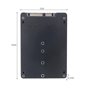 Adaptor M 2 NGFF B Key la SATA 3.0 6Gbps carcasa 2.5 inch - imagine 5