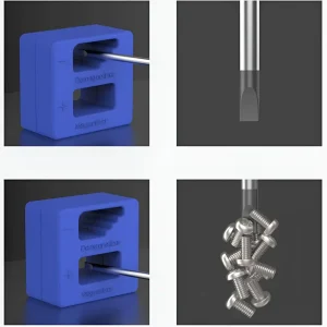 Magnetizator / demagnetizator varfuri biti surbelita surubelnite albastru - imagine 6