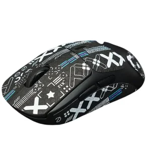 Mouse Grip Sticker Logitech G PRO WIRELESS handmade negru - imagine 1