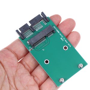 Adaptor Mini PCIe PCI-e MSATA 3x5cm SSD la1.8" Micro SATA - imagine 3