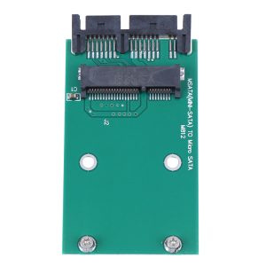 Adaptor Mini PCIe PCI-e MSATA 3x5cm SSD la1.8" Micro SATA - imagine 4