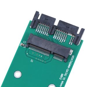 Adaptor Mini PCIe PCI-e MSATA 3x5cm SSD la1.8" Micro SATA - imagine 5