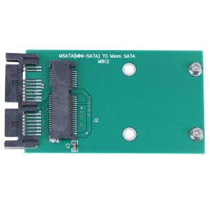 Adaptor Mini PCIe PCI-e MSATA 3x5cm SSD la1.8" Micro SATA - imagine 8