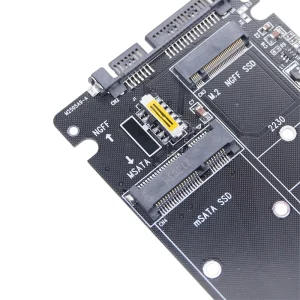 Adaptor MSATA M.2 LA SATA 3.0 2 in 1 convertor - imagine 2