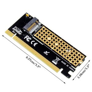 Adaptor SSD M2 M Key la PCIE 3.0 X16 2230 2242 2260 2280 - imagine 2