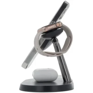 Incarcator Retea Wireless MaXlife MXWC-03 3in1 15W 1.67A Negru - imagine 5