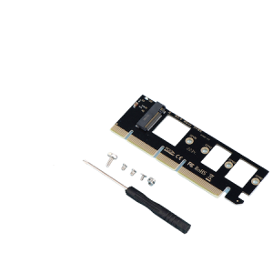 ADAPTOR NVMe PCIe M.2 NGFF SSD LA PCIe x16 - imagine 1