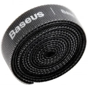 Organizator Cabluri Baseus Circle Velcro 0.5m Negru - imagine 1