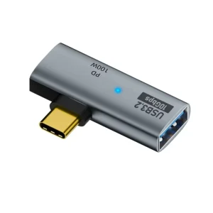 Adaptor HUB OTG 2 in 1 Type C USB 3.0 PD 100W macbook pro laptop telefoane mobile - imagine 1