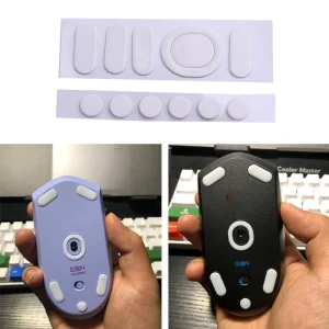 Picioruse mouse Logitech G304 G305 albe set 0.6mm - imagine 3