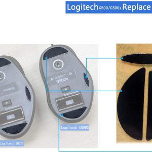 Picioruse mouse Logitech G500 G500S negre - imagine 2