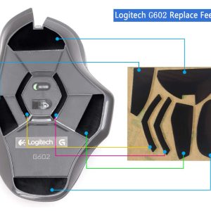 Picioruse mouse Logitech G602 - imagine 2