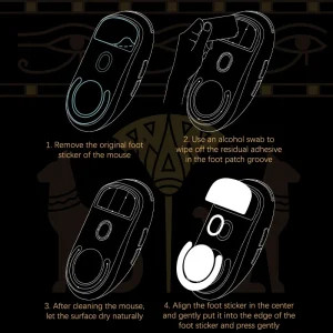 Picioruse mouse Logitech G Pro X Superlight Glass Mouse Skates Glide Feet - imagine 4
