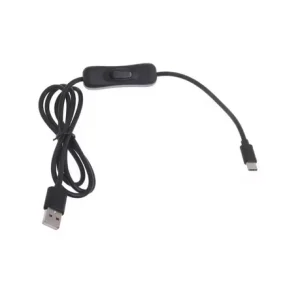 Cablu USB cu intrerupator Tata Type C Tata 1 metru - imagine 1