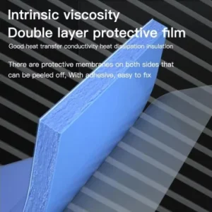 Pad Termic 12x12x1.5 mm albastru set 100buc MaAnt - imagine 3