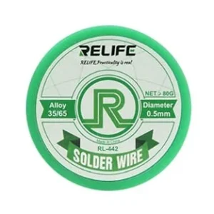 Fludor Relife Solder Wire RL-442 0.5mm – Sarma de Lipit pentru Reparatii Electronice - imagine 1