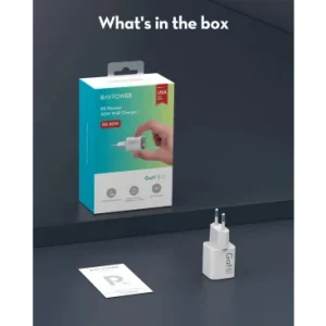 Incarcator Priza 30W 3A 1 x USB-C Alb GaN chip - imagine 2