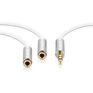 CABLU SPLITER JACK AUDIO 3.5 TATA - 2X 3.5 MAMA 1.0M SENTIVUS - imagine 2