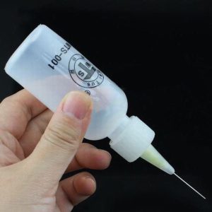 Sticluta plastic 50ml cu ac - imagine 5
