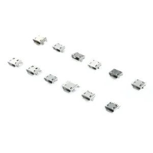 Set 60buc conector Micro USB Mama SMT Socket SMD DIP 12 modele - imagine 3
