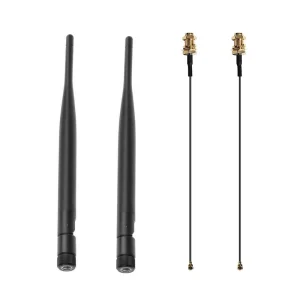 Set antene WIFI 2x6dBi 2.4GHz 5GHz Dual Band M.2 IPEX MHF1-MHF2 U.fl