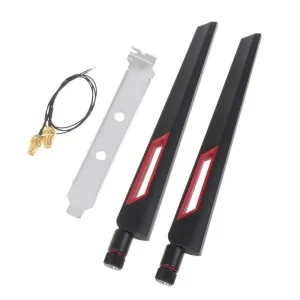 Set antene WIFI cabluri RP-SMA IPEX MHF4 2.4Ghz 5Ghz PC - imagine 1