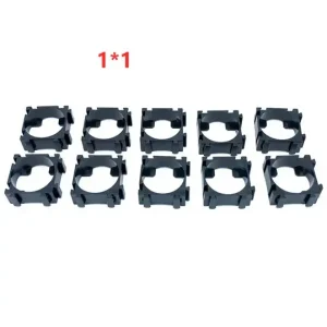 Set 10 buc suport baterie 18650 plastic - imagine 1